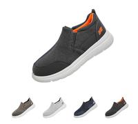 Slip On Loafers Herren Walkingschuhe Leichte Rutschfeste Wanderschuhe Ohne SchnüRsenkel Joggingschuhe MäNner Fitness Joggingschuhe OrthopäDische Schuhe Mit Arch Support Bequeme Freizeitschuhe