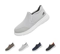 Slip On Loafers Herren Walkingschuhe Leichte Rutschfeste Wanderschuhe Ohne SchnüRsenkel Joggingschuhe MäNner Fitness Joggingschuhe OrthopäDische Schuhe Mit Arch Support Bequeme Freizeitschuhe