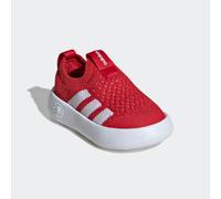 Slip-On Sneaker ADIDAS SPORTSWEAR "BUBBLECOMFY KIDS", Mädchen, Gr. 23, rot (better scarlet, ftwr weiß, core schwarz), Textil, Schuhe, für Kinder (41634913-23) better scarlet, ftwr weiß, core schwarz