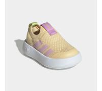 Slip-On Sneaker ADIDAS SPORTSWEAR "BUBBLECOMFY KIDS", Mädchen, Gr. 24, beige (orange tint, bliss lila, pulse lime), Textil, Schuhe, für Kinder (66017453-24) orange tint, bliss lila, pulse lime