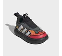 Slip-On Sneaker ADIDAS SPORTSWEAR "BUBBLECOMFY KIDS", Mädchen, Gr. 26, rot (grau six, ftwr weiß, lucid rot), Synthetik, Textil, Schuhe, für Kinder (30580167-26) grau six, ftwr weiß, lucid rot