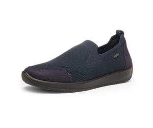Slip-On Sneaker ARA "LISSABON", Damen, Gr. 6 (39), nachtblau, Microfaser, Textil, unifarben, Schuhe, Slipper, Sneaker in Komfortweite G (= weit) (97289733-6) nachtblau