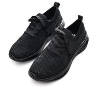 Slip-On Sneaker ARA "MAYA", Damen, Gr. 36, schwarz, Textil, Schuhe, Schnürschuh, Slipper in Strickoptik, H-Weite (19095705-36) schwarz