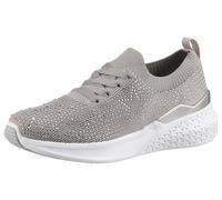 Slip-On Sneaker ARA "MAYA", Damen, Gr. 38, beige, Textil, Schuhe Slip-On Sneaker, Schnürschuh, Slipper in Strickoptik, H-Weite (32340052-38)