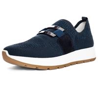 Slip-On Sneaker ARA "NEW YORK", Damen, Gr. 5,5 (38,5), blau (dunkelblau), Textil, casual, Schuhe, Freizeitschuh, Keilsneaker, Komfortschuh in Weite H (= sehr weit (41663909-5,5) dunkelblau