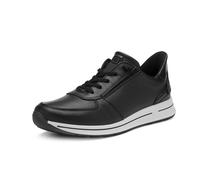 Slip-On Sneaker ARA "OSAKA", Damen, Gr. 7,5 (41,5), schwarz, Glattleder, unifarben, Schuhe, Keilsneaker, Slipper mit Easy2Go-Einschlupf, H-Weite (84958518-7,5) schwarz