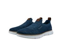 Slip-On Sneaker BUGATTI, Herren, Gr. 41, blau, Textil, meliert, Schuhe, Sock-Sneaker, Slipper, Freizeitschuh zum Schlupfen (39630152-41) blau