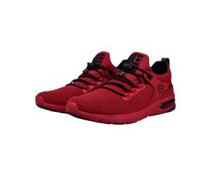 Slip-On Sneaker BUGATTI, Herren, Gr. 41, rot, Textil, Schuhe, Freizeit-Sneaker, Schlupfschuh, Halbschuh mit Schnellverschluss (95924738-41) rot