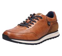 Slip-On Sneaker BUGATTI, Herren, Gr. 44, braun (cognac used), Leder, Schuhe, Freizeitschuh, Halbschuh, Schlupfschuh mit Lochmuster-Prägung (42863626-44) cognac used