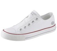 Slip-On Sneaker DOCKERS BY GERLI, Damen, Gr. 37, weiß, Textil, Schuhe, Sneaker, Schlupfschuh, Freizeitschuh mit verdecktem Gummizug (85218048-37) weiß