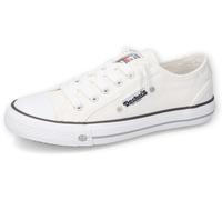 Dockers by Gerli Damen Low-Top Sneaker, Frauen Halbschuhe,straßenschuhe,Strassenschuhe,Sportschuhe,Freizeitschuhe,Weiss,43 EU
