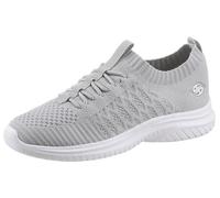 Slip-On Sneaker DOCKERS BY GERLI Gr. 44, grau (hellgrau) Damen Schuhe Sneaker low Slip-on-Sneaker Socksneaker mit ultraleichter Sohle (70067307-44)