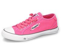 Slip-On Sneaker DOCKERS BY GERLI, Damen, Gr. 44, pink, Textil, Schuhe, Sneaker, Schlupfschuh, Freizeitschuh mit elastischer Zierschnürung (63648934-44) pink