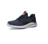 Dockers by Gerli Herren Low-Top Sneaker – Lederimitat/Textil, Navy/Braun, Gr. 45
