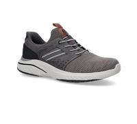 Slip-On Sneaker DOCKERS BY GERLI, Herren, Gr. 45, grau, Lederimitat, Textil, Schuhe, Schlupfschuh, Freizeitschuh, Sneaker mit Elastikschnürung (76711164-45) grau