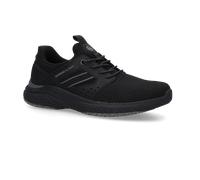 Slip-On Sneaker DOCKERS BY GERLI, Herren, Gr. 45, schwarz (allschwarz), Lederimitat, Textil, Schuhe, Schlupfschuh, Freizeitschuh, Sneaker mit Elastikschnürung (39664320-45) allschwarz