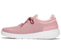 Slip-On Sneaker FITFLOP "SUPER-Q", Damen, Gr. 38, rosa (rosé), Textil, unifarben, sportlich, Schuhe, Slip-On Sneaker, Schlupfschuh mit Keilabsatz (13723641-38) rosé