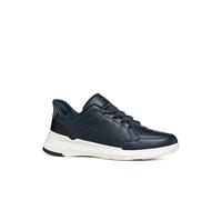 Slip-On Sneaker GEOX "U VITTOUR PLUS", Herren, Gr. 43, blau (schwarz, weiß), Textil, Schuhe, Halbschuh, Slipper mit weicher Schaftrandpolsterung (65260626-43) schwarz, weiß