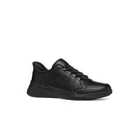 Slip-On Sneaker GEOX "U VITTOUR PLUS", Herren, Gr. 43, schwarz, Lederimitat, Schuhe, Halbschuh, Slipper mit weicher Schaftrandpolsterung (29153362-43) schwarz