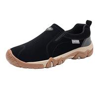 Slip on Sneaker Herren Breite Füße Walkingschuhe Rutschfest Freizeitschuhe Atmungsaktive Outdoorschuhe Jogging Laufschuhe Fitness Sportschuhe Bequeme Gym Schuhe Leichtgewichts Slipper Wanderschuhe