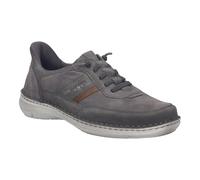 Josef Seibel Herren Sneaker New Anvers.26,Weite K (Extra weit),Wechselfußbett,lace-up Shoes,schnürschuhe,Low-tie,Asphalt-Kombi,46 EU