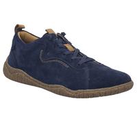 Slip-On Sneaker JOSEF SEIBEL "Wynona 01", Damen, Gr. 40, blau (indigo), Veloursleder, Schuhe, Schnürschuh, Komfortschuh mit Wechselfußbett und Weite G (64057826-40) indigo