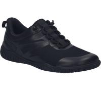 Slip-On Sneaker JOSEF SEIBEL "Wynona 11", Herren, Gr. 38, schwarz, Leder, Textil, unifarben, Schuhe, Schlupfschuh, Komfortschuh Slipper mit Anziehlasche, G-Weite (39705214-38) schwarz