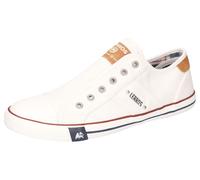 Slip-On Sneaker LERROS, Herren, Gr. 45, weiß, Textil, kontrastfarbene Details, Schuhe, Schlupfschuh, Halbschuh, Sneaker im lässigen Look (93171408-45) weiß