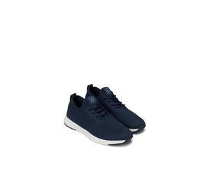 Slip-On Sneaker MARC O'POLO "Jasper", Herren, Gr. 44, dunkelblau, Textil, unifarben, Schuhe, Slipper, Freizeitsneaker, Halbschuh mit Anziehlasche (49525613-44) dunkelblau