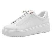 MARCO TOZZI Damen Sneaker flach mit Schnürsenkeln Elegant, Weiß (White), 40 EU