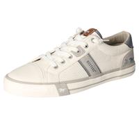Slip-On Sneaker MUSTANG SHOES, Herren, Gr. 42, grau (weiß, hellgrau), Lederimitat, Schuhe, Slipper, Freizeitschuh mit softer Innenausstattung (72692302-42) weiß, hellgrau