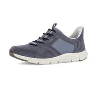 Slip-On Sneaker PIUS GABOR, Herren, Gr. 10 (44,5), dunkelblau, Mesh, Nubukleder, Veloursleder, Schuhe, Halbschuh, Slipper mit seitlichem Logoschriftzug, G-Weite (81940714-10) dunkelblau