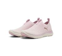 Puma SOFTRIDE REMI Slip-on Knit WN's Straßenlaufschuh für Damen, rosa-malven-warmes Weiß-Roségold, 7 UK