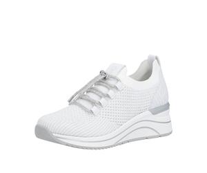 Slip-On Sneaker REMONTE, Damen, Gr. 40, weiß, silberfarben, Lederimitat, Textil, Glitzer, Schuhe, Schlupfschuh, Slipper, Halbschuh mit Lite´n Soft-Ausstattung (23339968-40) weiß, silberfarben