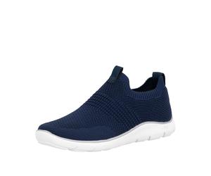 Slip-On Sneaker REMONTE, Damen, Gr. 43, nachtblau, Nubuklederimitat, Textil, Schuhe, Schlupfschuh, Slipper, Barfußschuh mit herausnehmbarer Einlage (99370604-43) nachtblau