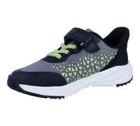 Slip-On Sneaker RICHTER "Buddy", Mädchen, Gr. 33, schwarz, grau, kiwi, Lederimitat, Textil, gemustert, kontrastfarbene Details, Schuhe, Freizeitschuh, Halbschuh mit WMS, Größenschablone zum Download (