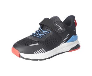 Slip-On Sneaker RICOSTA "SHIFT", Kinder, Gr. 35, schwarz, Lederimitat, Textil, kontrastfarbene Details, Schuhe, Freizeitschuh, Halbschuh mit WMS, Größenschablone zum Download (21268110-35) schwarz