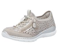 Rieker Damen-Sneaker L32P6 Eagle/Moon/Scuba metallic ice/rose/perl Größe 38