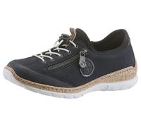 Rieker Damen Slipper Sneaker N4263 Blau/Rosa Größe 38