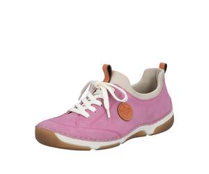 Slip-On Sneaker RIEKER, Damen, Gr. 38, pink, Lederimitat, Schuhe, Slipper, Schlupfschuh, Freizeitsneaker aus Lederimitat (94456731-38) pink