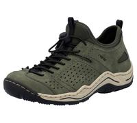 Rieker Damen Low-Top Sneaker L0574, Frauen Halbschuhe, lose Einlage,Turnschuhe,Laufschuhe,straßenschuhe,Strassenschuhe,grün (54),40 EU / 6.5 UK