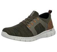 Slip-On Sneaker RIEKER, Damen, Gr. 40, grün, Lederimitat, Textil, Schuhe, mit elastischem Einschlupf (70422809-40) grün