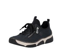 Slip-On Sneaker RIEKER, Damen, Gr. 40, schwarz (blau), Lederimitat, Schuhe, Schlupfschuh, Halbschuh, Freizeitschuh mit weicher Innensohle, Topseller (47351837-40) blau