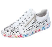 Rieker Damen Halbschuhe M2357-80 weiß Gr. 41