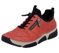 Rieker Damen Halbschuhe 45951 – Rot – Größe 41