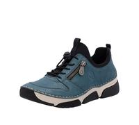 Rieker Damen 45951 Slipper, Blau, 42 EU