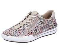 Rieker Damen Low-Top Sneaker L7255, Frauen Halbschuhe, lose Einlage,straßenschuhe,Strassenschuhe,Sportschuhe,Freizeitschuhe,Multi (90),42 EU / 8 UK