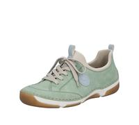 Slip-On Sneaker RIEKER, Damen, Gr. 43, mint, Lederimitat, Schuhe, Slipper, Schlupfschuh, Freizeitsneaker aus Lederimitat (22939638-43) mint