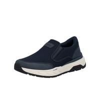 Slip-On Sneaker RIEKER, Herren, Gr. 41, nachtblau, Lederimitat, Textil, unifarben, Schuhe, Slipper, Schlupfschuh, Halbschuh, Freizeitsneaker mit Gummizüge (25843745-41) nachtblau