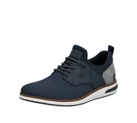 Slip-On Sneaker RIEKER, Herren, Gr. 44, navy, grau, Lederimitat, Textil, Schuhe, Schlupfschuh, Freizeitsneaker, Halbschuh mit Gummizug (86748745-44) navy, grau